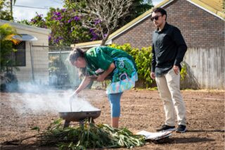 Smoking Ceremony at Broadmeadows with Kabi Kabi Aboriginal Corporation